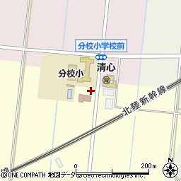 石川県加賀市分校町ホ周辺の地図
