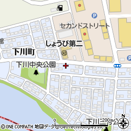 群馬県前橋市下川町38-4周辺の地図