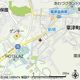 石川県小松市粟津町ホ2周辺の地図