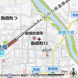 石川県加賀市動橋町ロ周辺の地図