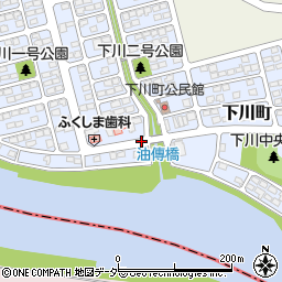 油田橋周辺の地図