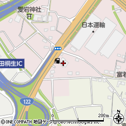 セキショウカーライフ株式会社太田インター店周辺の地図
