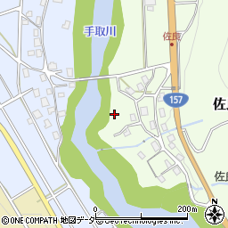 石川県白山市佐良リ周辺の地図