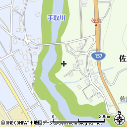 石川県白山市佐良（リ）周辺の地図