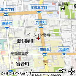 ホテルパークイン高崎周辺の地図