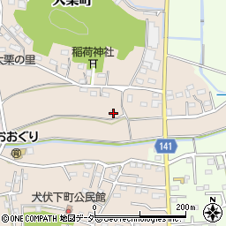 栃木県佐野市大栗町79周辺の地図