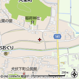 栃木県佐野市大栗町79周辺の地図