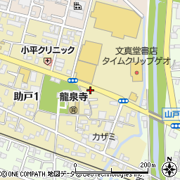 川田弓具店周辺の地図