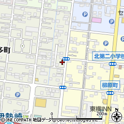 読売新聞伊勢崎北部専売所周辺の地図