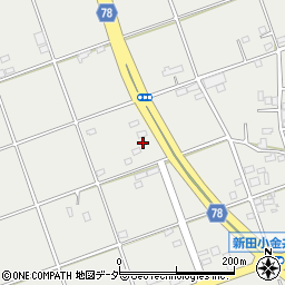 群馬県太田市新田小金井町1747-3周辺の地図