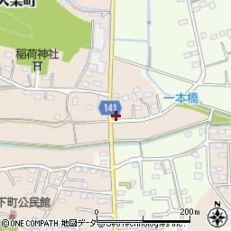 栃木県佐野市大栗町87周辺の地図