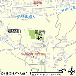 群馬県高崎市鼻高町707周辺の地図