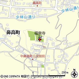 群馬県高崎市鼻高町707-2周辺の地図