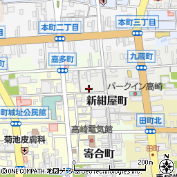 鬼乃子高崎柳川町駐車場周辺の地図