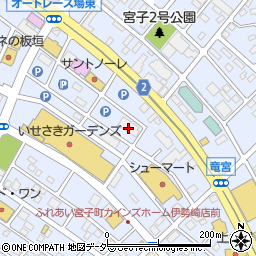 東京靴流通センター伊勢崎宮子店周辺の地図