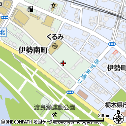 栃木県足利市伊勢南町周辺の地図