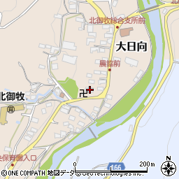 長野県東御市大日向258周辺の地図