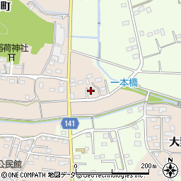 栃木県佐野市大栗町89周辺の地図