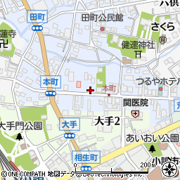 長野県小諸市本町2丁目周辺の地図