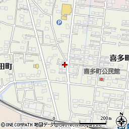 群馬県伊勢崎市喜多町161-2周辺の地図