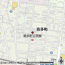 群馬県伊勢崎市喜多町103-2周辺の地図
