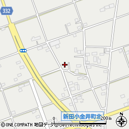 群馬県太田市新田小金井町1654周辺の地図