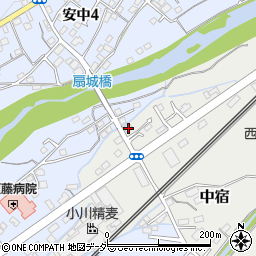 群馬県安中市中宿19周辺の地図