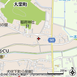 栃木県佐野市大栗町81周辺の地図