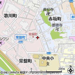 群馬県高崎市常盤町2-1周辺の地図