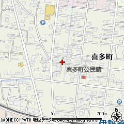 群馬県伊勢崎市喜多町139周辺の地図