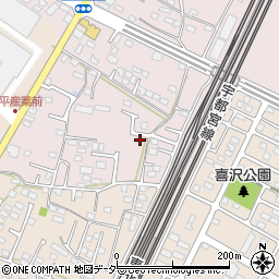 栃木県小山市喜沢56周辺の地図
