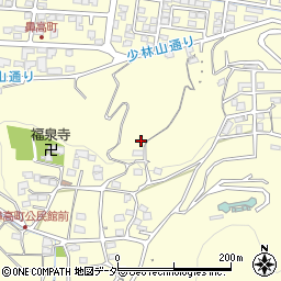 群馬県高崎市鼻高町599周辺の地図