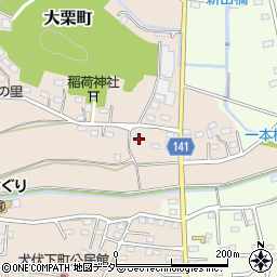 栃木県佐野市大栗町83周辺の地図