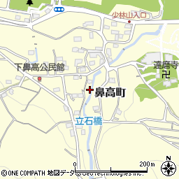 群馬県高崎市鼻高町383周辺の地図