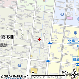 群馬県伊勢崎市喜多町37-3周辺の地図