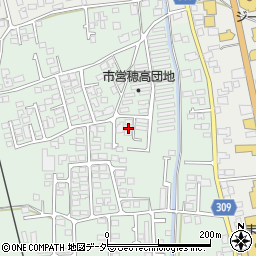 長野県安曇野市穂高柏原1666周辺の地図