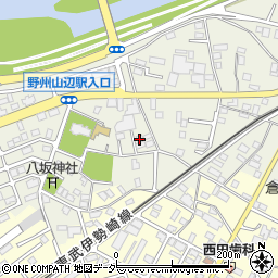 栃木県足利市借宿町周辺の地図