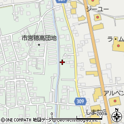 長野県安曇野市穂高柏原965周辺の地図