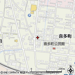 群馬県伊勢崎市喜多町138周辺の地図