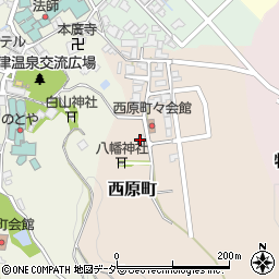 石川県小松市西原町ト31周辺の地図