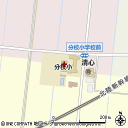 石川県加賀市打越町（ニ）周辺の地図