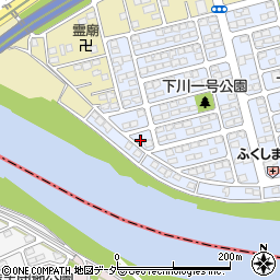 群馬県前橋市下川町11周辺の地図