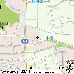栃木県佐野市大栗町103周辺の地図