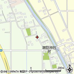 群馬県前橋市下阿内町117-2周辺の地図