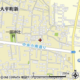 栃木県栃木市大平町新1467周辺の地図