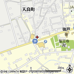 群馬県太田市天良町55周辺の地図