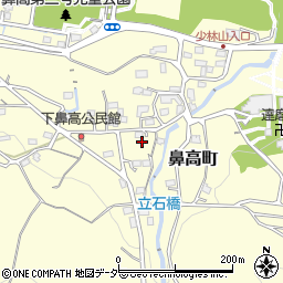 群馬県高崎市鼻高町386周辺の地図