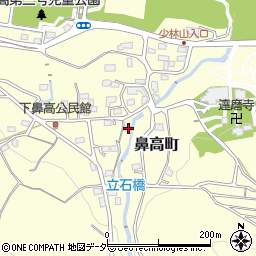 群馬県高崎市鼻高町385周辺の地図