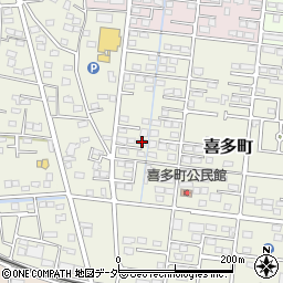 群馬県伊勢崎市喜多町140-2周辺の地図