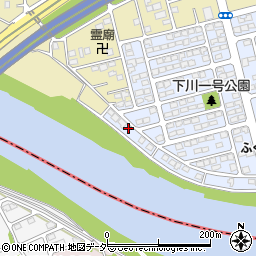 群馬県前橋市下川町72-4周辺の地図